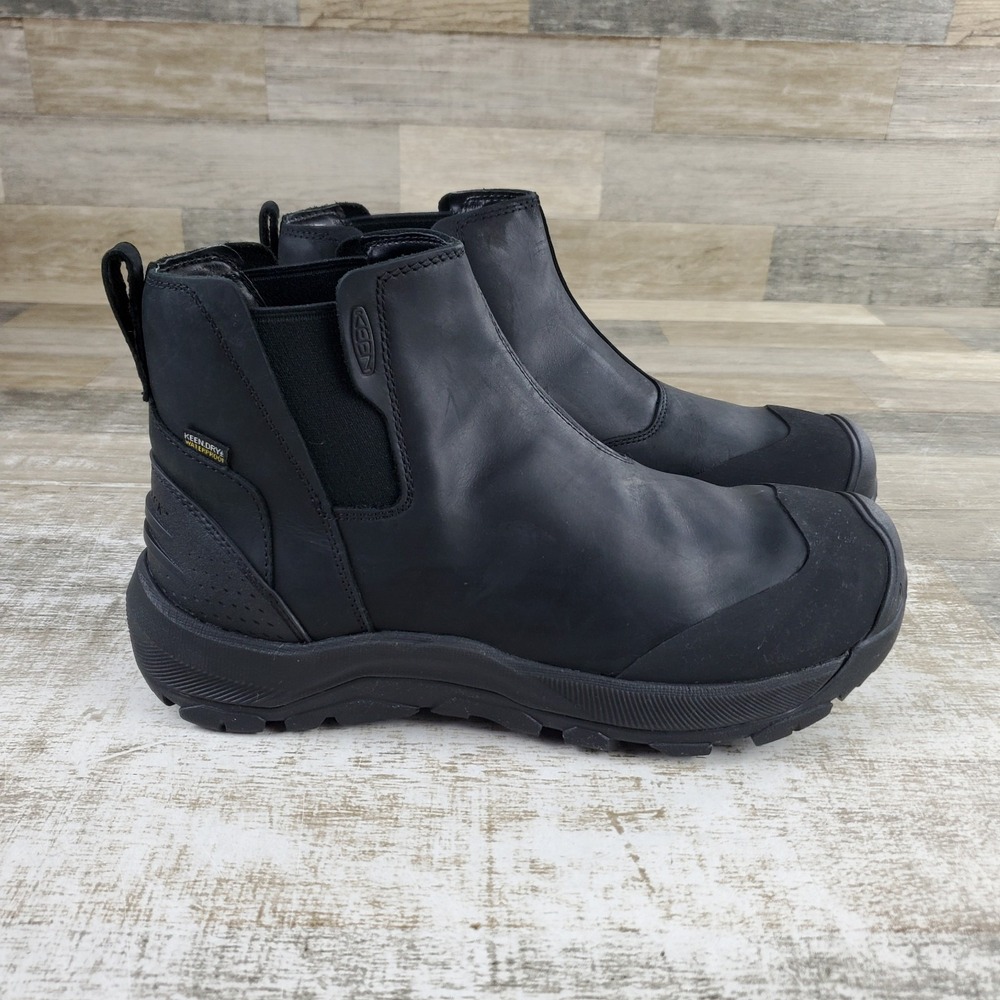 KEEN Mens Revel 4 Chelsea Boots Mens Sz 12 Pull On Mid Height Polar Insulated